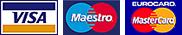 Visa, maestro, mastercard 